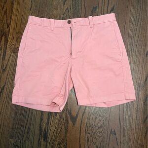 Men’s J Crew Pink Shorts. 7” inseam. Size 31.